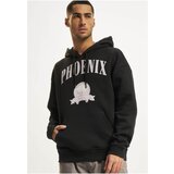 DEF Left Circular Print Hoody Black Cene