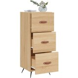 vidaXL Komoda boja hrasta sonome 34 5x34x90 cm od konstruiranog drva | shoptok.hr