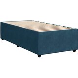 Box spring krevet s madracem plavi 100x200 cm baršunasti | shoptok.hr