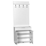Hanah home Ormarić za cipele s prozorom Prt-521-Bb-1, 73x36x187 cm, Bijela | Eponuda.ba