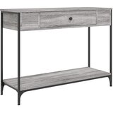  Konzolni stol siva boja hrasta 100x34,5x75 cm konstruirano drvo | Eponuda.ba