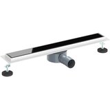  Odvod za tuš s staklenim poklopcem i 360° sifonom Crna 60 cm | shoptok.hr