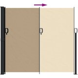  Bočna tenda na uvlačenje bež 180 x 300 cm | shoptok.hr