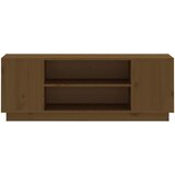 TV ormarić smeđa boja meda 110 x 35 x 40,5 cm masivna borovina | Eponuda.ba