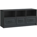 TV omarica s predalom Črna 102 x 34,5 x 47 cm Inženirski les, (5000210506) | Shoptok.si