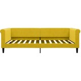  Dnevni krevet na razvlačenje žuti 100 x 200 cm baršunasti | shoptok.hr