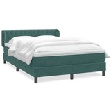 Box spring postelja z vzmetnico temno zelena 160x220 cm žamet, (22011553) | Shoptok.si