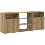 vidaXL TV ormarić LED boja hrasta 120x30x50 cm konstruirano drvo | shoptok.hr