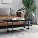  Stolić za kavu crni 100 x 50 x 40 cm konstruirano drvo | shoptok.hr