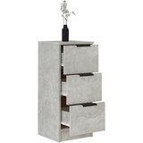  Komode 2 kom siva boja betona 30 x 30 x 70 cm konstruirano drvo | shoptok.hr