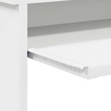  Stol s ladicama Bijelo 106 x 41 x 88.5 cm Konstruirano drvo | shoptok.hr