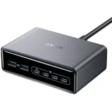 GaNPrime 6‑portni namizni polnilnik 200W črn – A2683341