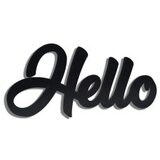 WALLXPERT zidna LED dekoracija Hello Yellow | ePonuda.com