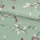 Esposa POSTELJNINA 140/200 cm saten zelena | Shoptok.si