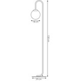  Stojeća lampa FLOR 1xE14/10W/230V bež | Eponuda.com