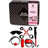 SecretPlay BDSM set KOMPLET ZAVEZIANJE RED &BLACK COLLECTION | ePonuda.com