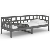  Dnevna postelja siva trdna borovina 80x200 cm, (20684759) | Shoptok.si