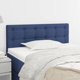 Maison Chic posteljno vzglavje - vzglavna omarica - nočna omarica modro 80x5x78/88 cm blago, (21705681) | Shoptok.si