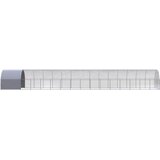 Vanjski kokošinjac 3 x 16 x 2 m od pocinčanog čelika | shoptok.hr