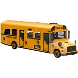 Lean Toys Komplet za izdelavo šolskega avtobusa za struženje, rumen, 48 kosov | Shoptok.si