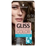 Schwarzkopf Gliss Color permanentna barva za lase odtenek 6-16 Cool Pearly Brown Cene