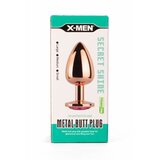X-Men Metal Butt Plug Rose L XMEN000142 | ePonuda.com