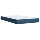  Krevet s oprugama i madracem plavi 120 x 190 cm od tkanine | shoptok.hr