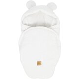 MeowBaby Bijela dječja povojnica od buklé materijala 45x80 cm - | shoptok.hr