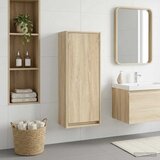  Umivaonik s policom za zid Hrast sonoma 35 x 20 x 81 cm | shoptok.hr