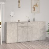 vidaXL Komoda betonsko siva 160x36x75 cm iverna plošča Cene