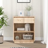 The Living Store Konzolna omarica 60x34x75 cm trdna borovina - Konzolna Omarica, (21435658) | Shoptok.si
