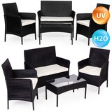 Multi Garden vrtni namještaj – crni stol, klupa i naslonjači | shoptok.hr
