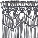  Zavesa makrame antracitna 140x240 cm bombaž, (20768263) | Shoptok.si