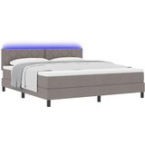  Krevet s opruga kutije Sivo-smeđa 180 x 200 cm tkanina | shoptok.hr