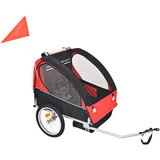 The Living Store Kolesarska prikolica za otroke rdeča in črna 30 kg - Kolesarska Prikolica Za Otroke, (21485379) | Shoptok.si