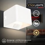 BRILONER 3879016 - led punjiva zidna svetiljka sa senzorom borra LED/1,5W/5V 3600 mah bela | Eponuda.com