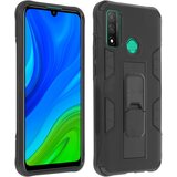 AVIZAR Hibridni ovitek visoke zašcite Huawei P smart 2020 s kovinskim stojalom, serija Defender - crn, (20719933) | Shoptok.si