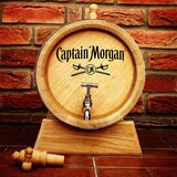  Ručno izrađena hrastova bačva Captain Morgan s slavinom i postoljem Cijene