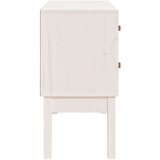 vidaXL Konzolni ormarić bijeli 90 x 40 x 78 cm od masivne borovine | shoptok.hr