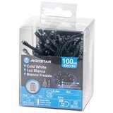 Aigostar led spoljni niz lampica 100xLED/8 funkcija 3xAA 5,3 m IP44 hladno belo svetlo | Eponuda.com