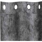  Baršunaste zavjese sa zavjesama 2 pcs Siva 175 x 140 cm Baršun | shoptok.hr