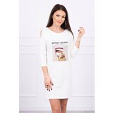 Kesi Dress with an ecred print Basket Cijene