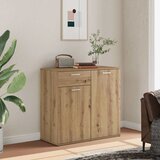  Komoda Artisan hrast 80x36x75 cm izrađeno drvo | shoptok.hr
