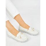 SEASTAR White comfortable faux leather loafers Cijene