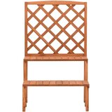 Furnova Stojalo za rastline z oporno mrežo 70x42x115 cm trden les jelke, (21921894) | Shoptok.si