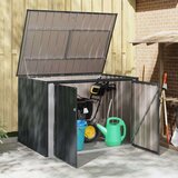  Kutija za spremanje u vrtu Crna 151 5 x 107 x 100 cm Čelik | shoptok.hr