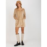 RUE PARIS Tunic-RP-TU-8189.00X-Beige | Shoptok.si