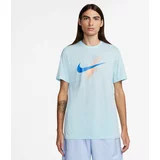 Nike Majica 'SWOOSH' plava / svijetloplava / narančasta