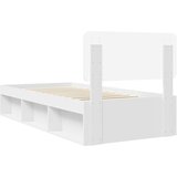  Krevetna konstrukcija Bijelo 90 x 200 cm Čvrsto borovo drvo | shoptok.hr