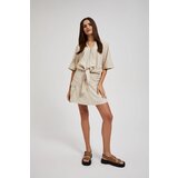 Moodo Women's linen shorts - light beige Cijene